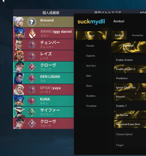[無視封禁] Valorant特戰英豪-SMD移除檢測 | 關閉VG反作弊 無視檢測 無視機器碼 無須兩台電腦 無需重開遊戲 不踢102報錯